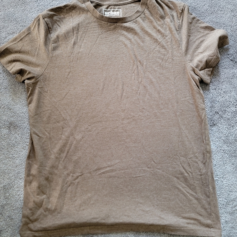 Urban Pipeline Plain Brown Tee Adult (XL)